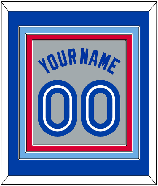 Toronto Name & Number - Road Gray (1989-1996) - Premier Tier 3