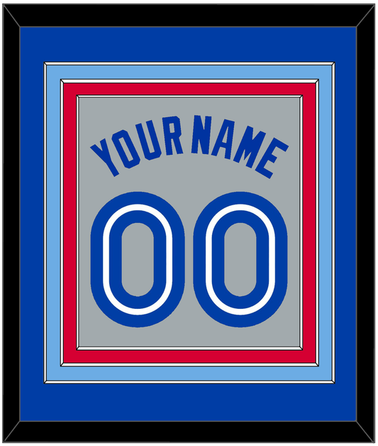 Toronto Name & Number - Road Gray (1989-1996) - Premier Tier 3