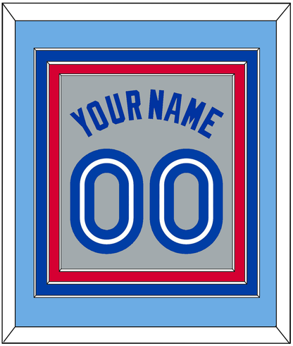 Toronto Name & Number - Road Gray (1989-1996) - Premier Tier 4
