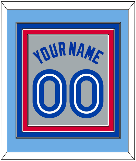 Toronto Name & Number - Road Gray (1989-1996) - Premier Tier 4