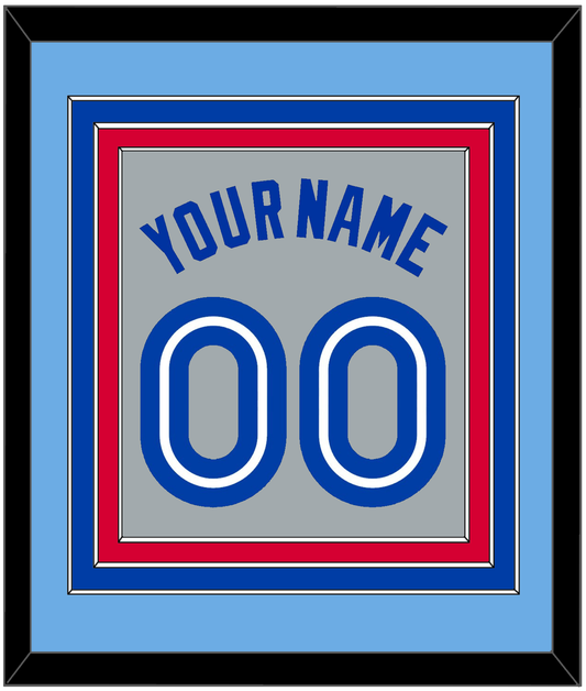 Toronto Name & Number - Road Gray (1989-1996) - Premier Tier 4