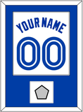 Toronto Name & Number With World Series Patch - Home White (1981-1996) - Single Mat 1