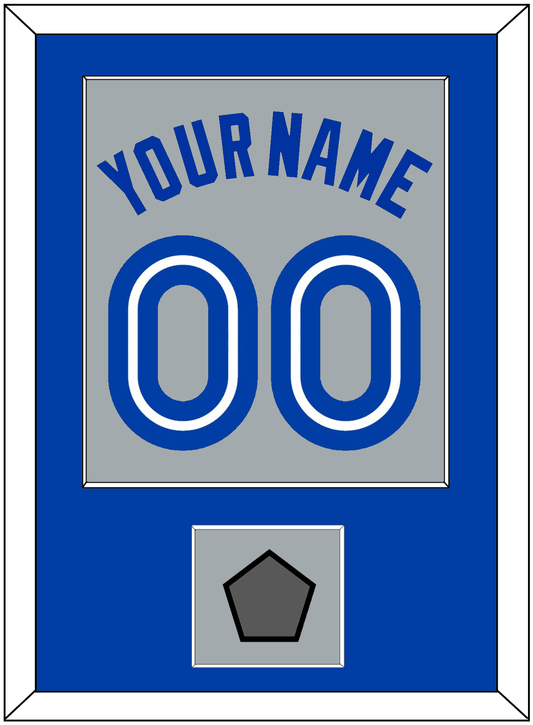 Toronto Name & Number With World Series Patch - Road Gray (1989-1996) - Essential Tier 2