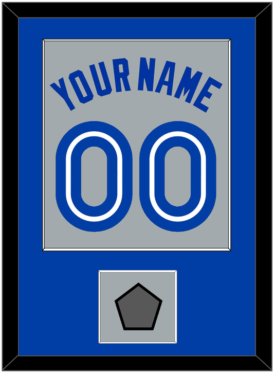Toronto Name & Number With World Series Patch - Road Gray (1989-1996) - Essential Tier 2