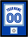 Toronto Name & Number With World Series Patch - Home White (1981-1996) - Double Mat 2