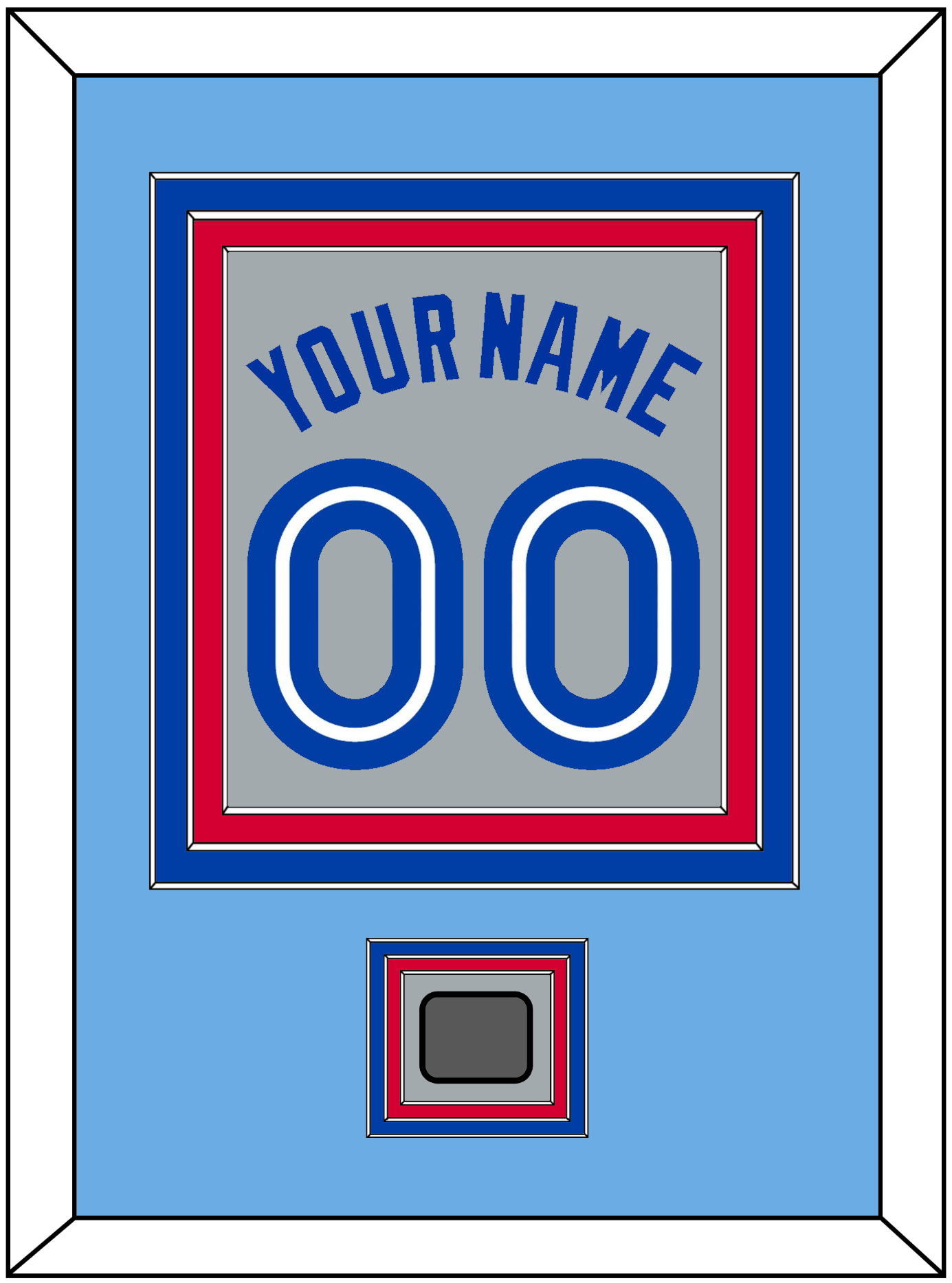 Toronto Name & Number With World Series Patch - Road Gray (1989-1996) - Premier Tier 4