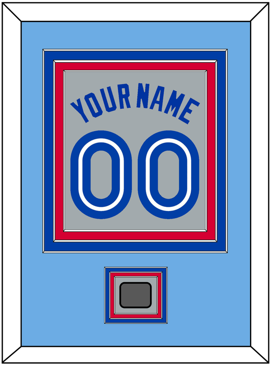 Toronto Name & Number With World Series Patch - Road Gray (1989-1996) - Premier Tier 4