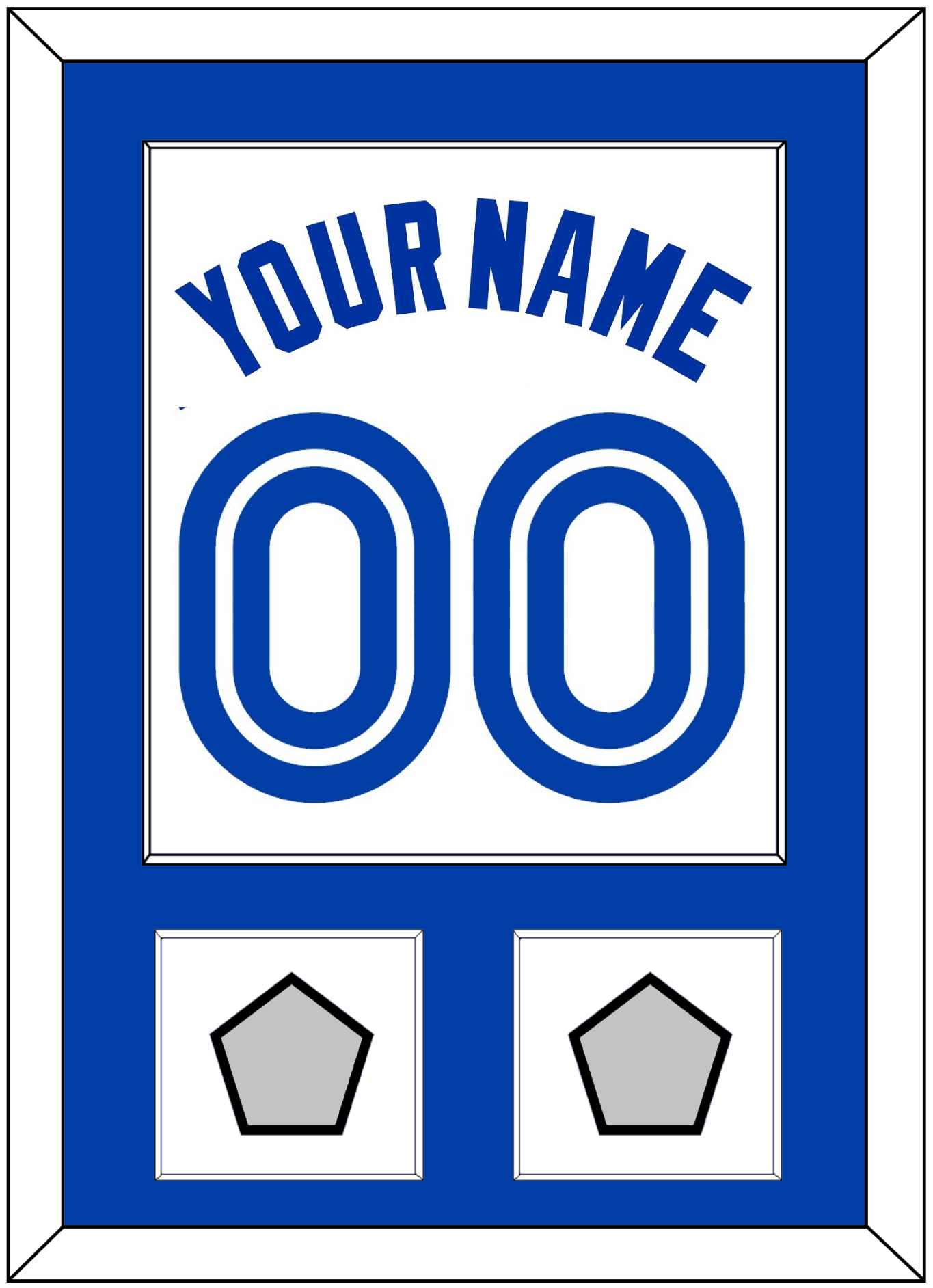 Toronto Name & Number With 2 World Series Patches - Home White (1981-1996) - Essential Tier 1