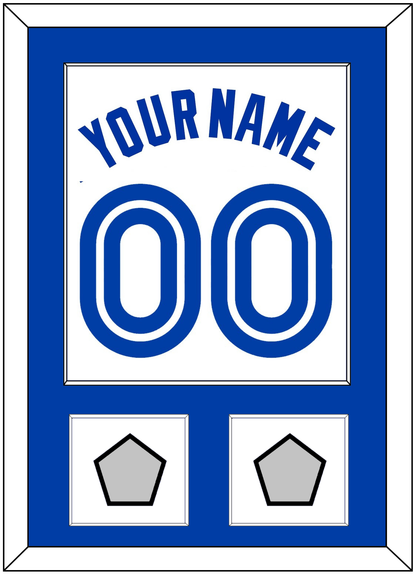 Toronto Name & Number With 2 World Series Patches - Home White (1981-1996) - Essential Tier 1