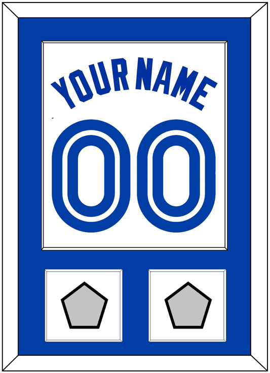Toronto Name & Number With 2 World Series Patches - Home White (1981-1996) - Essential Tier 1