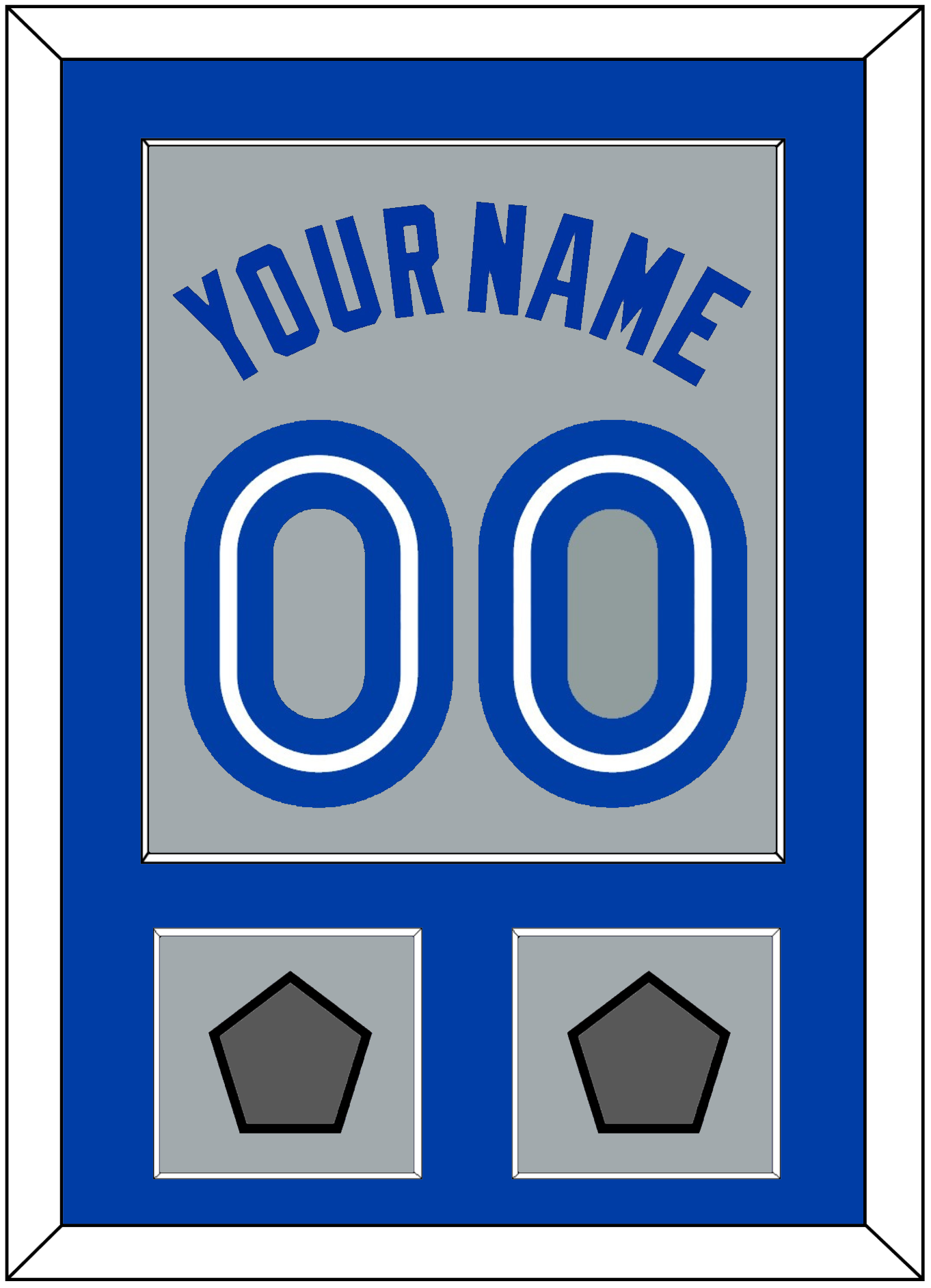 Toronto Name & Number With 2 World Series Patches - Road Gray (1989-1996) - Essential Tier 2