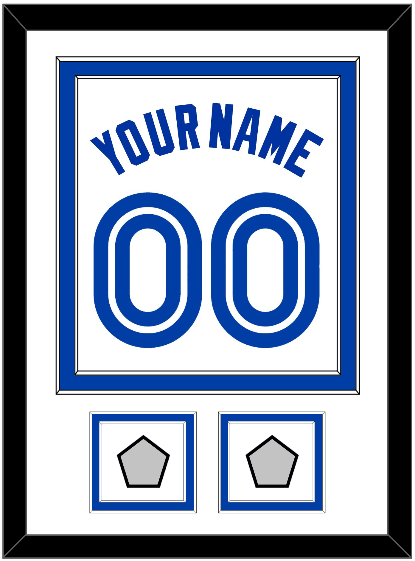 Toronto Name & Number With 2 World Series Patches - Home White (1981-1996) - Signature Tier 1