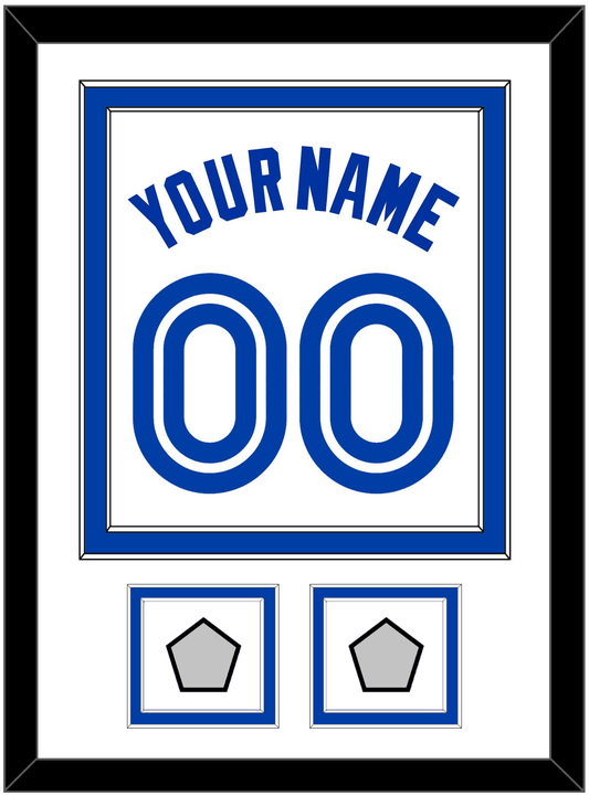 Toronto Name & Number With 2 World Series Patches - Home White (1981-1996) - Signature Tier 1