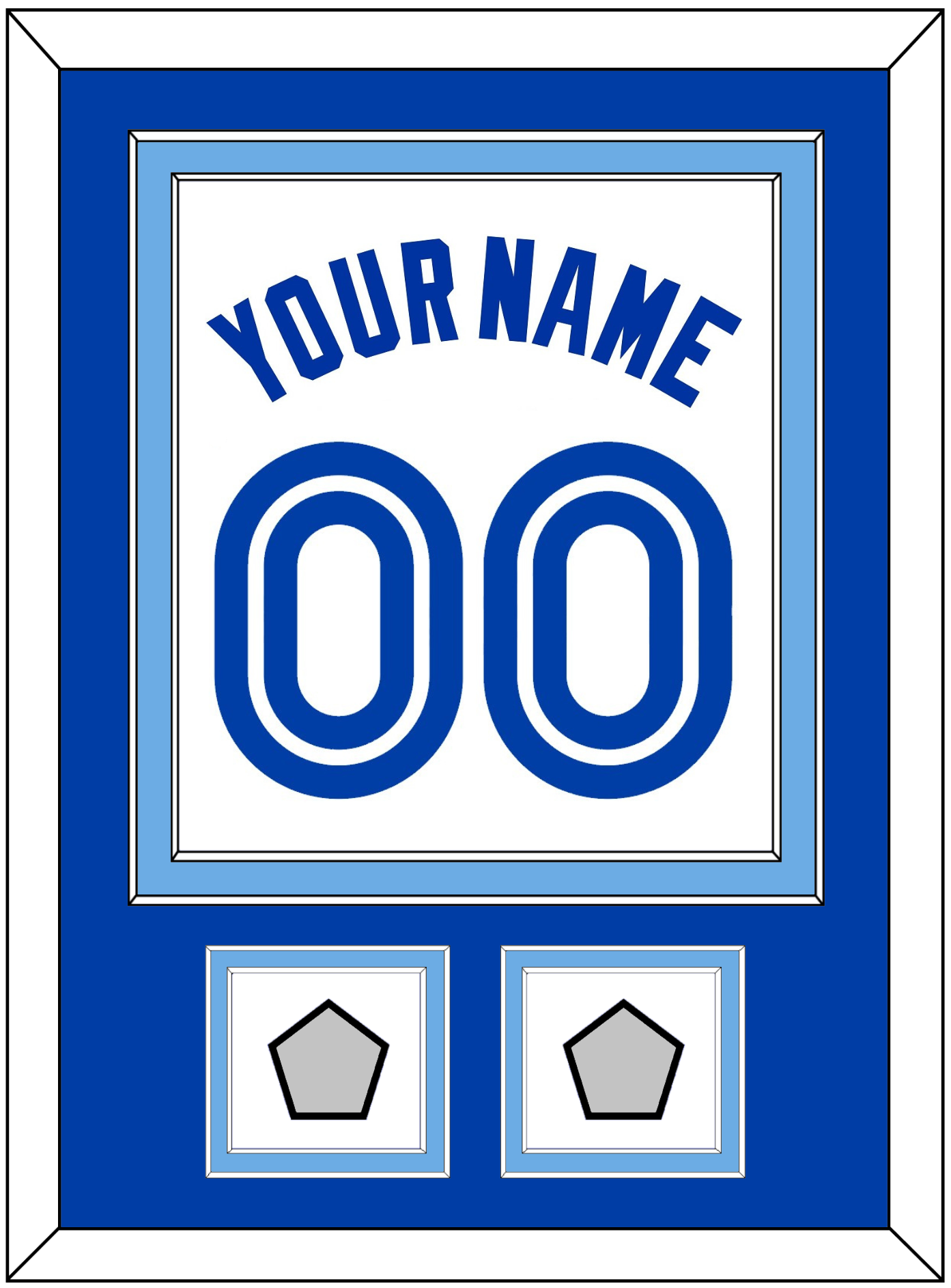 Toronto Name & Number With 2 World Series Patches - Home White (1981-1996) - Signature Tier 2