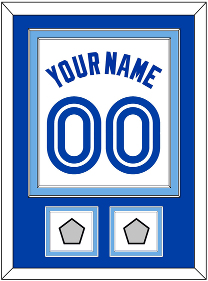 Toronto Name & Number With 2 World Series Patches - Home White (1981-1996) - Signature Tier 2