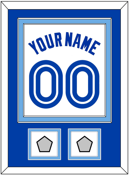 Toronto Name & Number With 2 World Series Patches - Home White (1981-1996) - Signature Tier 2