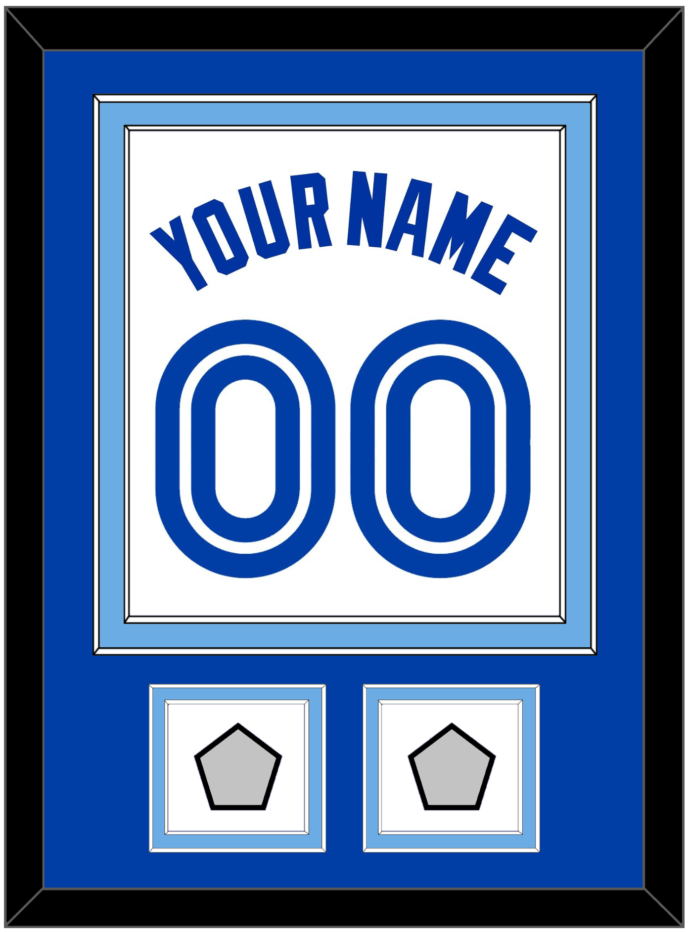 Toronto Name & Number With 2 World Series Patches - Home White (1981-1996) - Signature Tier 2