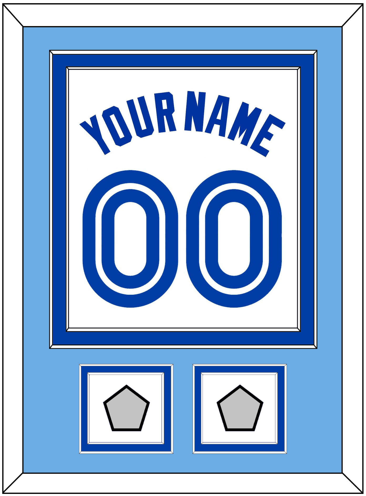 Toronto Name & Number With 2 World Series Patches - Home White (1981-1996) - Signature Tier 3