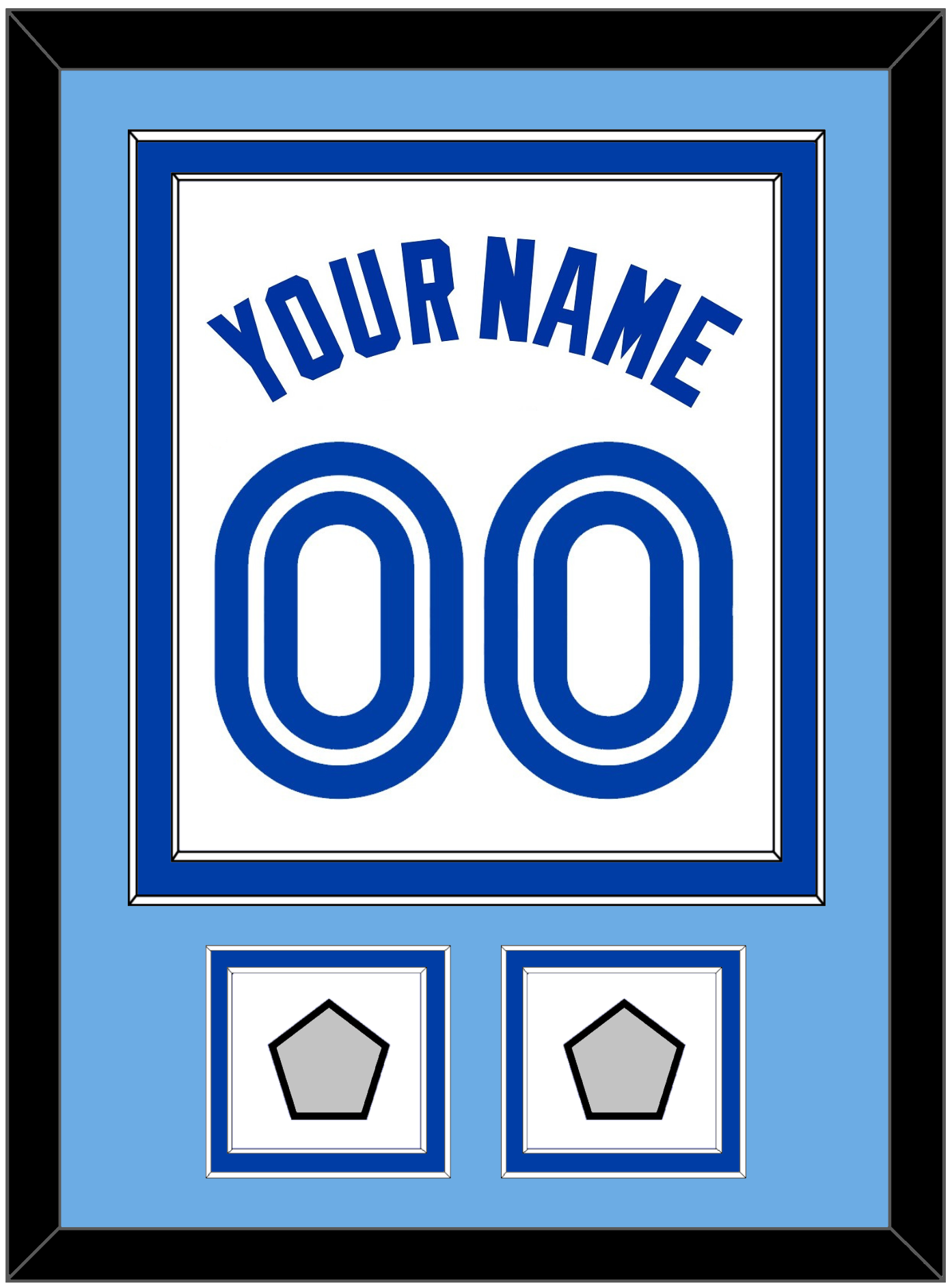 Toronto Name & Number With 2 World Series Patches - Home White (1981-1996) - Signature Tier 3