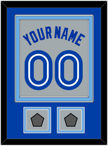 Toronto Name & Number With 2 World Series Patches - Road Gray (1989-1996) - Signature Tier 2