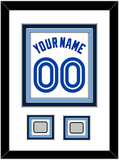 Toronto Name & Number With 2 World Series Patches - Home White (1981-1996) - Triple Mat 1