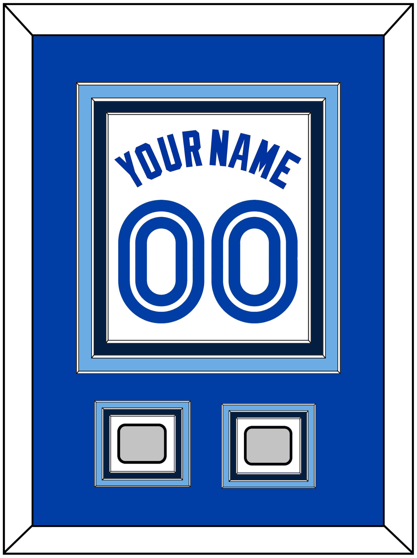 Toronto Name & Number With 2 World Series Patches - Home White (1981-1996) - Premier Tier 3