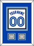 Toronto Name & Number With 2 World Series Patches - Home White (1981-1996) - Triple Mat 3