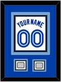 Toronto Name & Number With 2 World Series Patches - Home White (1981-1996) - Triple Mat 3