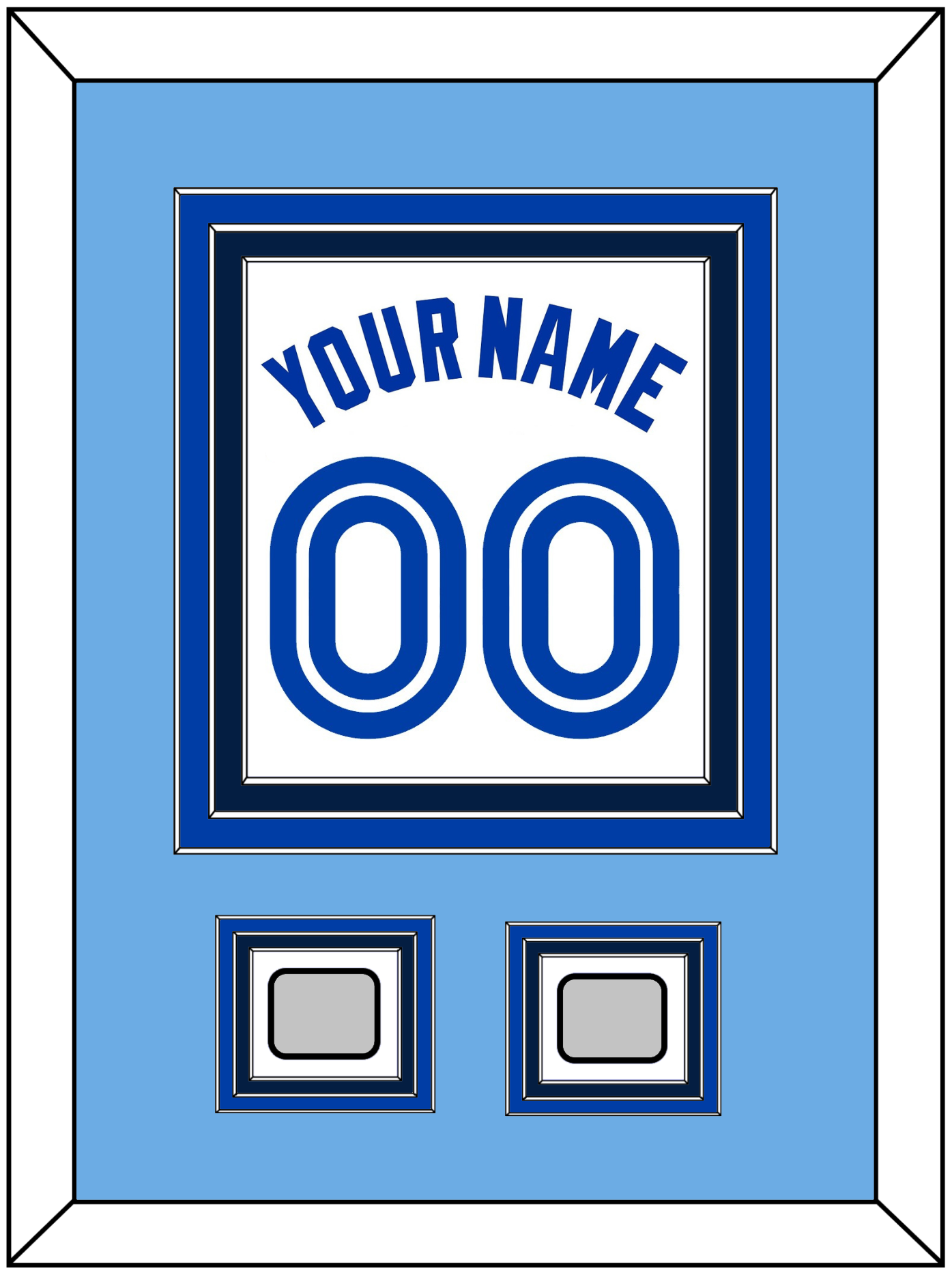 Toronto Name & Number With 2 World Series Patches - Home White (1981-1996) - Premier Tier 4