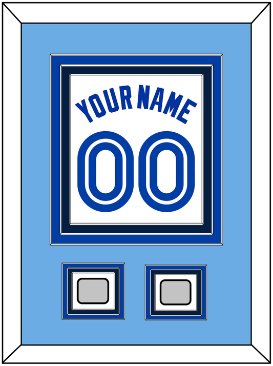 Toronto Name & Number With 2 World Series Patches - Home White (1981-1996) - Premier Tier 4