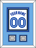 Toronto Name & Number With 2 World Series Patches - Home White (1981-1996) - Triple Mat 4