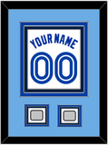 Toronto Name & Number With 2 World Series Patches - Home White (1981-1996) - Triple Mat 4