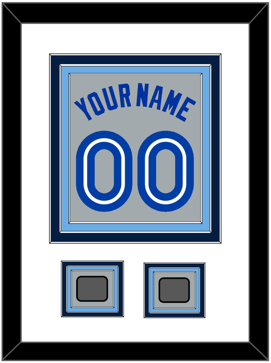 Toronto Name & Number With 2 World Series Patches - Road Gray (1989-1996) - Premier Tier 1
