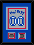Toronto Name & Number With 2 World Series Patches - Road Gray (1989-1996) - Triple Mat 3