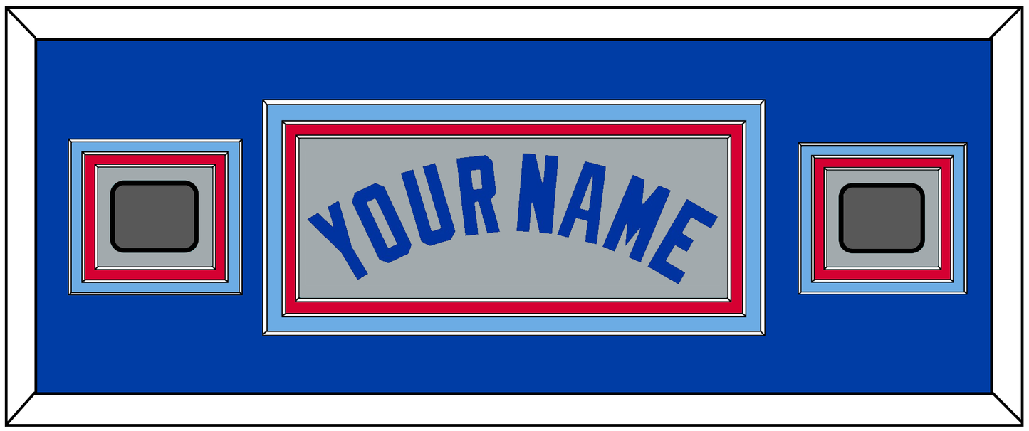 Toronto Name & 2 World Series Patches - Road Gray (1989-1996) - Premier Tier 6
