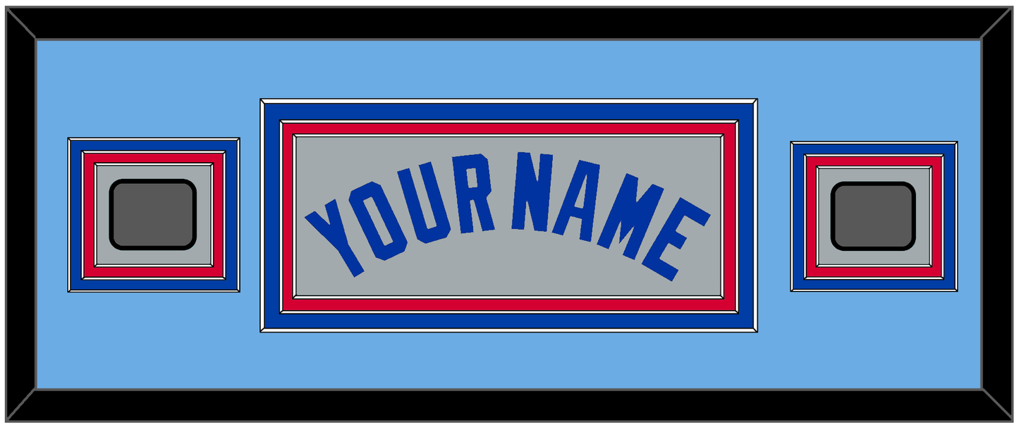 Toronto Name & 2 World Series Patches - Road Gray (1989-1996) - Premier Tier 8