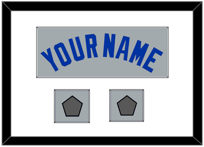 Toronto Name & 2 World Series Patches - Road Gray (1989-1996) - Essential Tier 1