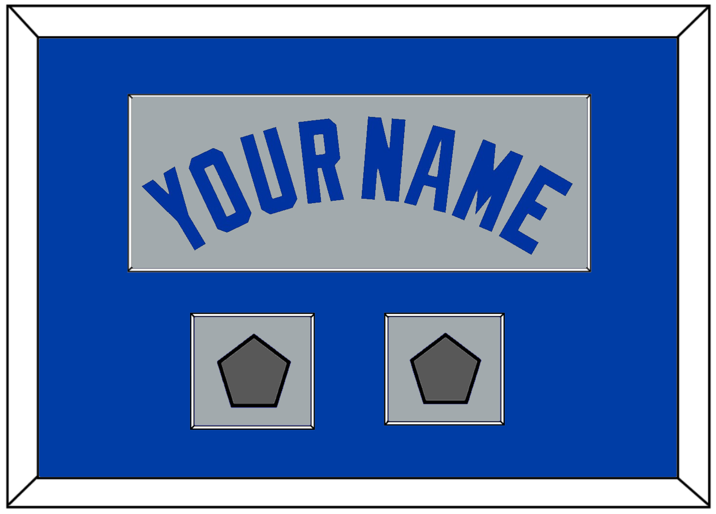 Toronto Name & 2 World Series Patches - Road Gray (1989-1996) - Essential Tier 3