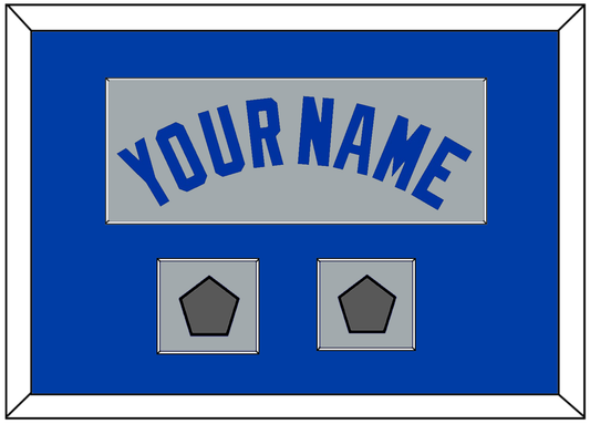 Toronto Name & 2 World Series Patches - Road Gray (1989-1996) - Essential Tier 3