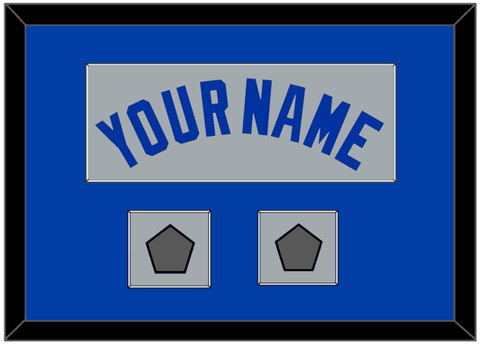 Toronto Name & 2 World Series Patches - Road Gray (1989-1996) - Essential Tier 3