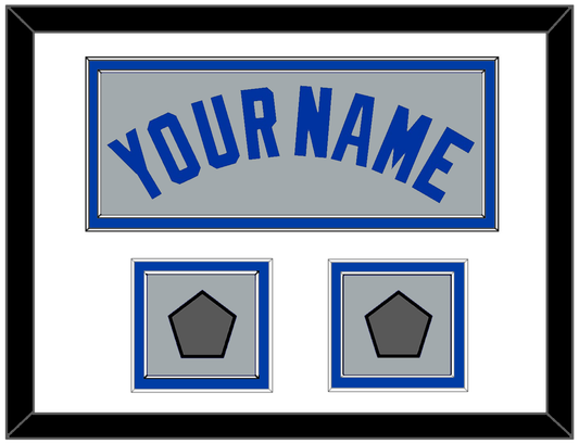 Toronto Name & 2 World Series Patches - Road Gray (1989-1996) - Signature Tier 1