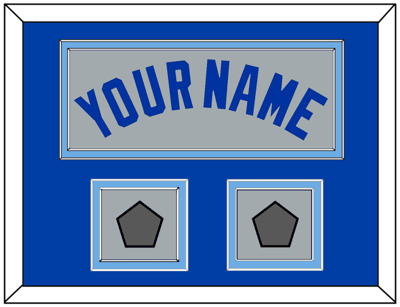 Toronto Name & 2 World Series Patches - Road Gray (1989-1996) - Signature Tier 3