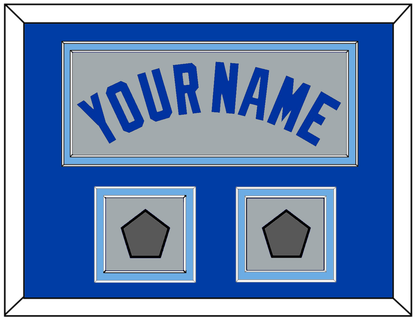 Toronto Name & 2 World Series Patches - Road Gray (1989-1996) - Signature Tier 3