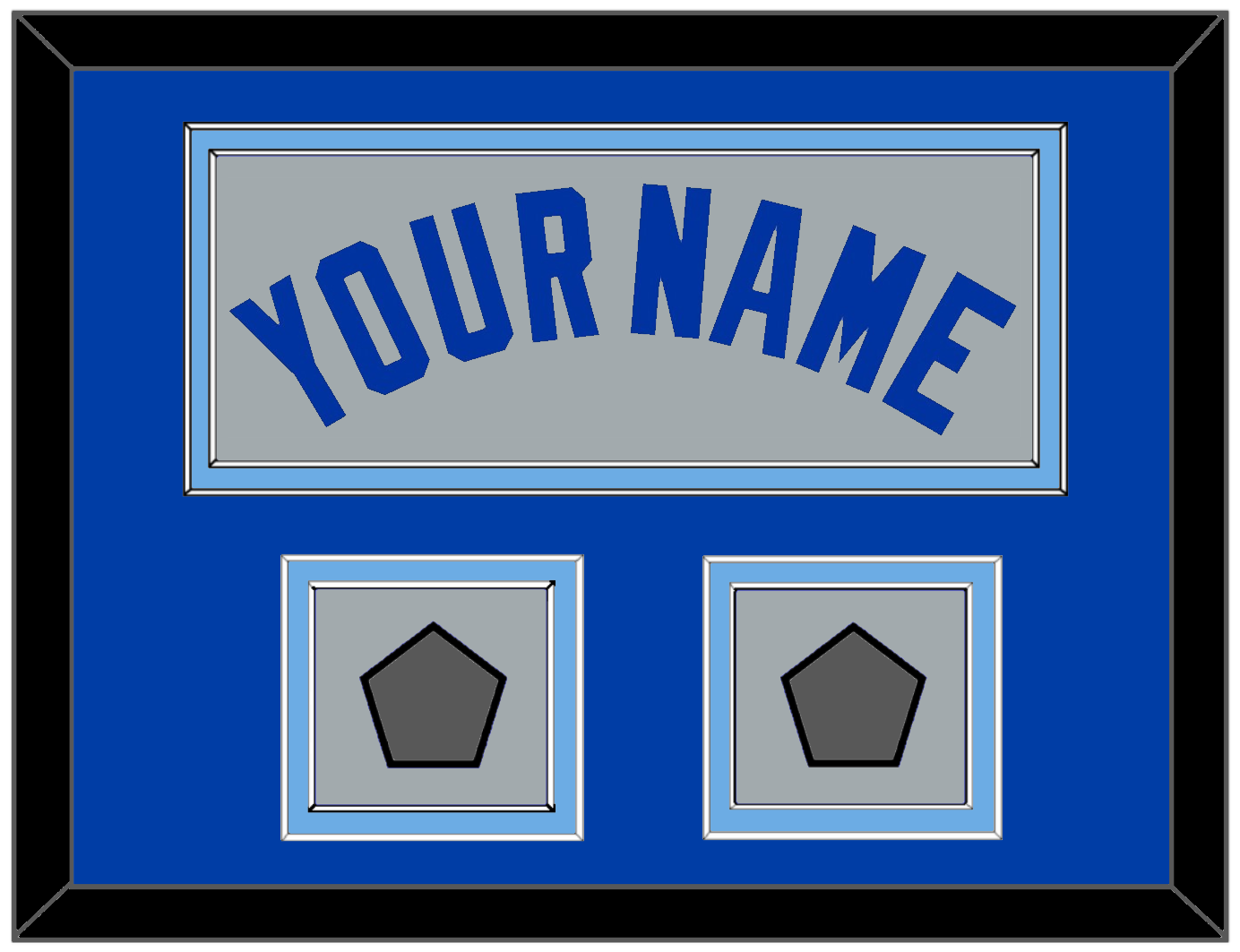 Toronto Name & 2 World Series Patches - Road Gray (1989-1996) - Signature Tier 3