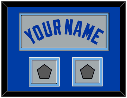 Toronto Name & 2 World Series Patches - Road Gray (1989-1996) - Signature Tier 3
