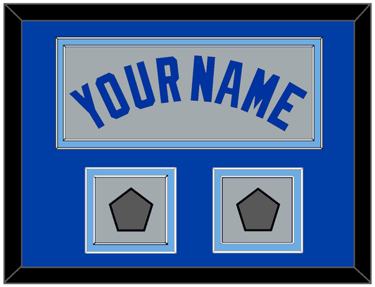 Toronto Name & 2 World Series Patches - Road Gray (1989-1996) - Signature Tier 3