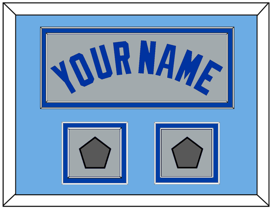 Toronto Name & 2 World Series Patches - Road Gray (1989-1996) - Signature Tier 5