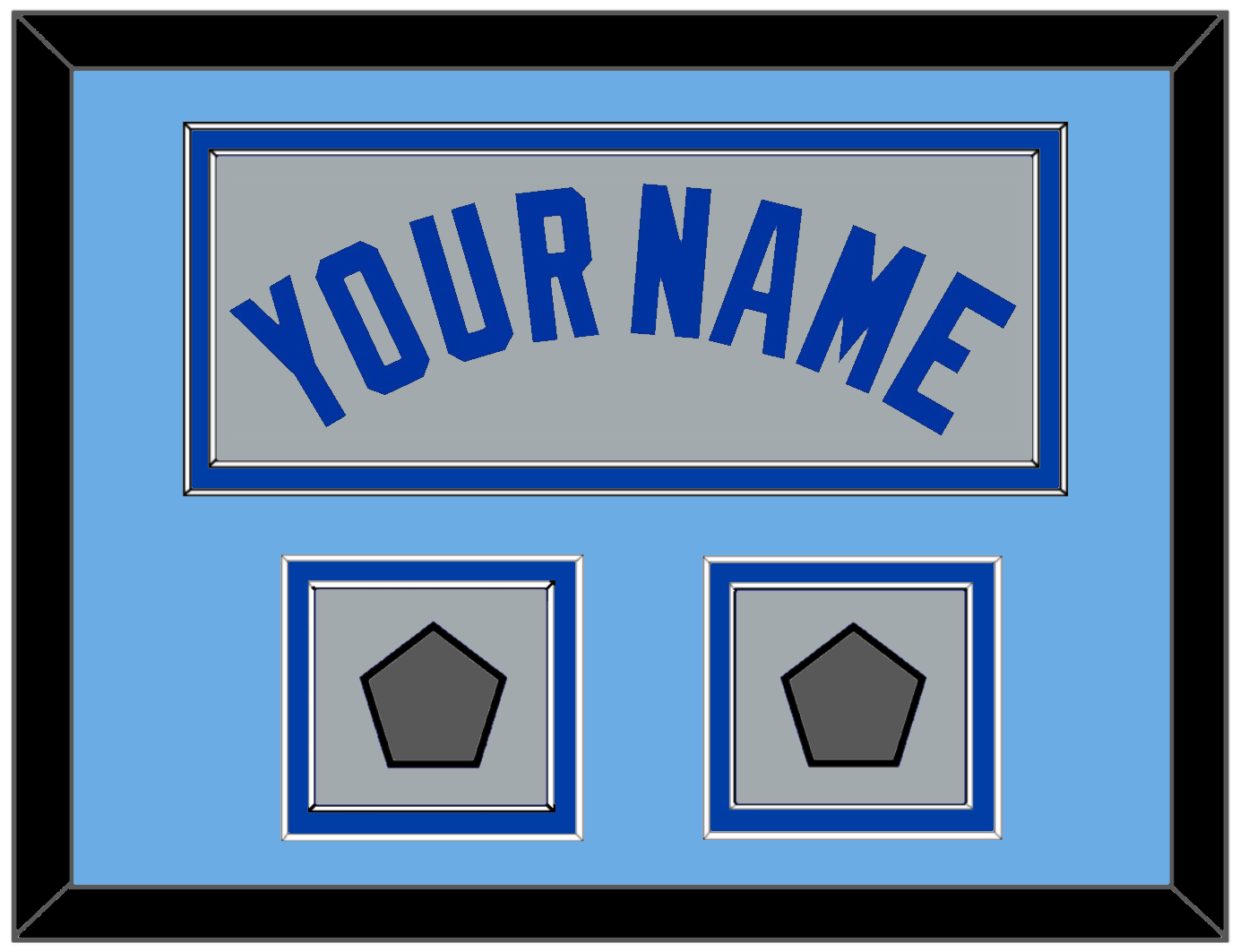 Toronto Name & 2 World Series Patches - Road Gray (1989-1996) - Signature Tier 5