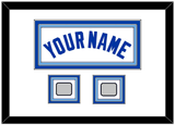 Toronto Name & 2 World Series Patches - Home White (1981-1996) - Triple Mat 3