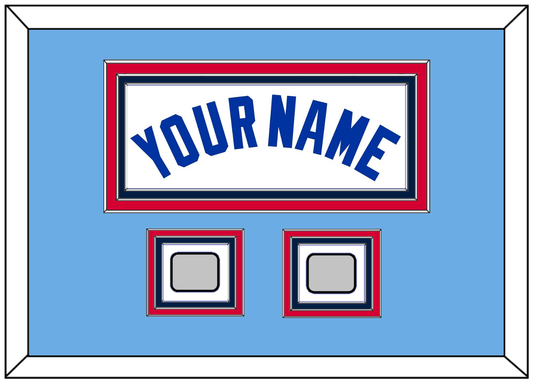 Toronto Name & 2 World Series Patches - Home White (1981-1996) - Premier Tier 7